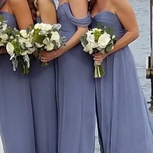 slate bridesmaid dresses